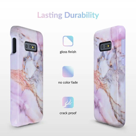 Violet Sky Marble Samsung Case