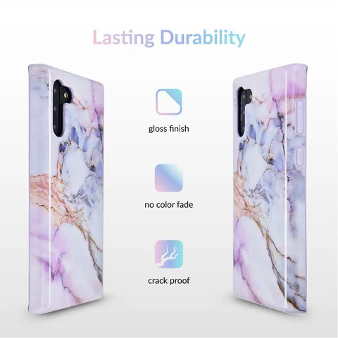 Violet Sky Marble Samsung Case