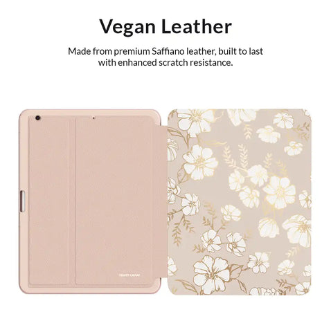 White Floral iPad Case 2.0