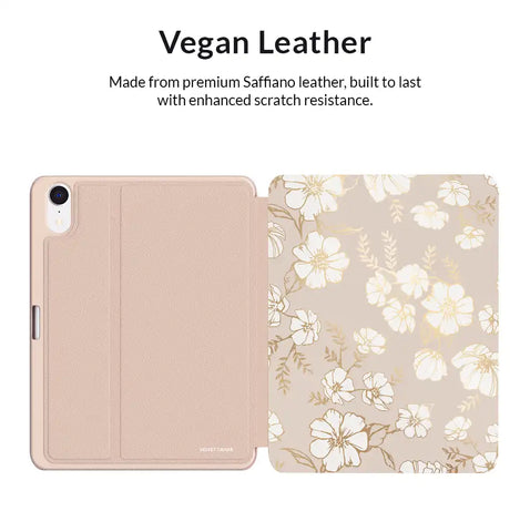 White Floral iPad Case 2.0