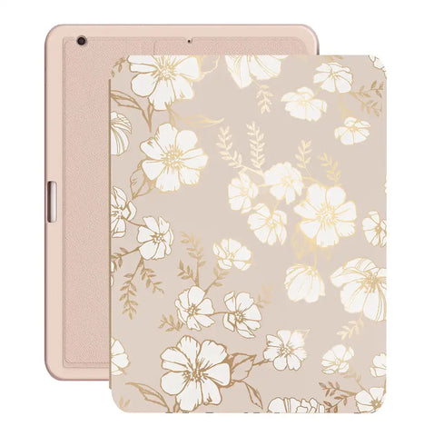 White Floral iPad Case 2.0