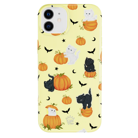 Purrfect Pumpkins iPhone Case