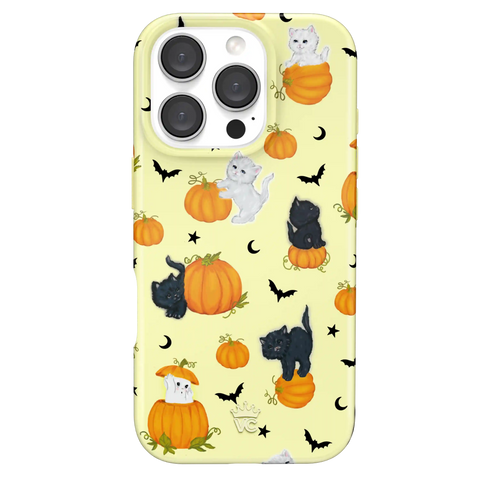 Purrfect Pumpkins iPhone Case