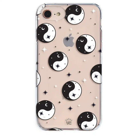 Yin & Yang Clear iPhone Case